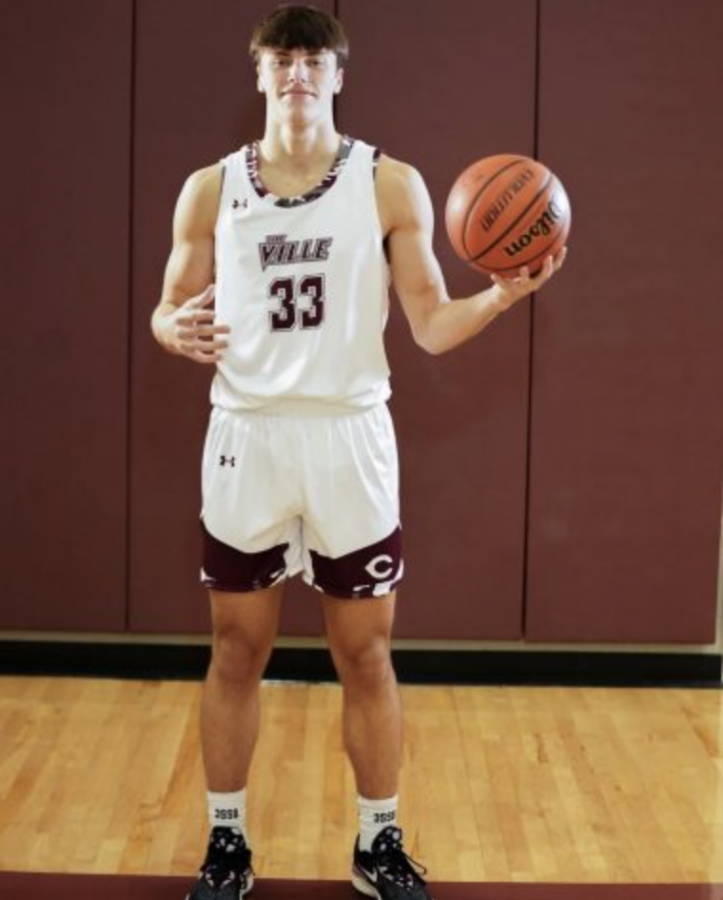 Picture of Alex Vandenbergh from Collierville Mens Basketball media day.