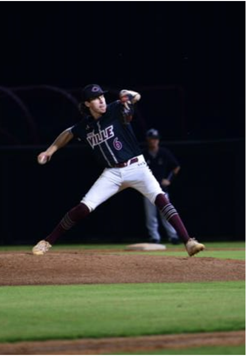 Picture of Thomas Crabtree pitching. Photo Courtesy of Perfectgames.com